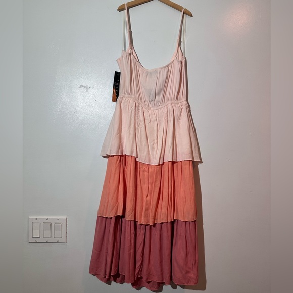 Trixxi Multi Pink Colored Dress - Picture 3 of 3